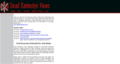 Desktop Screenshot of deadkennedysnews.com