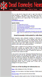 Mobile Screenshot of deadkennedysnews.com